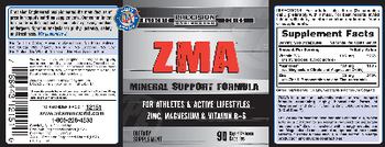 Precision Engineered ZMA - mineral support formula