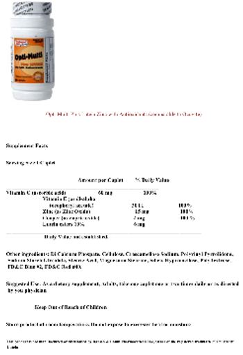 Preferred Plus Pharmacy Opti-Multi Plus Lutein Zinc With Antioxidants - supplement