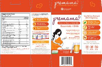 Premama Premama Essentials + DHA Natural Citrus Flavor - supplement
