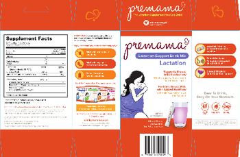 Premama Premama Lactation - supplement