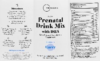 Premama Prenatal Drink Mix with DHA Citrus Flavored - multivitamin supplement
