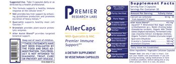 Premier Research Labs AllerCaps - supplement
