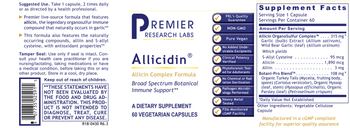 Premier Research Labs Allicidin - supplement