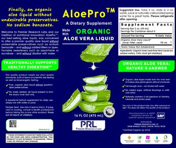 Premier Research Labs AloePro - supplement