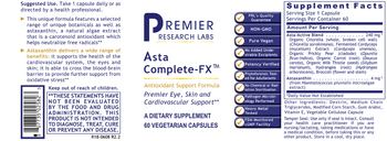 Premier Research Labs Astra Complex-FX - supplement