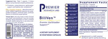 Premier Research Labs BiliVen - supplement