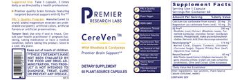 Premier Research Labs CereVen - supplement