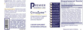 Premier Research Labs CircuZyme - supplement