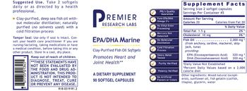 Premier Research Labs EPA/DHA Marine - supplement