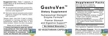 Premier Research Labs GastroVen - supplement