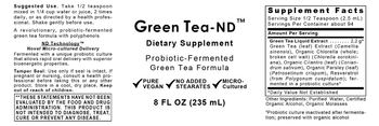 Premier Research Labs Green Tea-ND - supplement