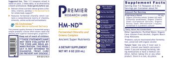 Premier Research Labs HM-ND - supplement