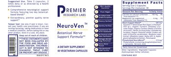 Premier Research Labs NeuroVen - supplement