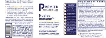 Premier Research Labs Nucleo Immune - supplement
