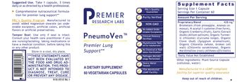 Premier Research Labs PneumoVen - supplement