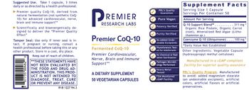 Premier Research Labs Premier CoQ-10 - supplement