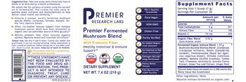 Premier Research Labs Premier Fermented Mushroom Blend - supplement
