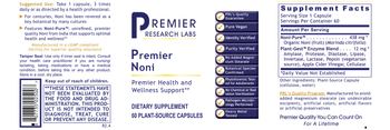 Premier Research Labs Premier Noni - supplement
