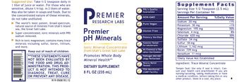 Premier Research Labs Premier pH Minerals - supplement