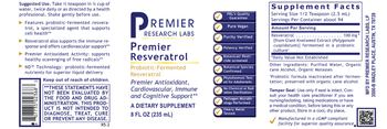 Premier Research Labs Premier Resveratrol - supplement