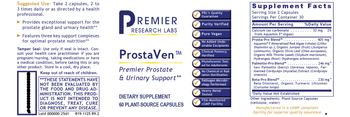 Premier Research Labs ProstaVen - supplement