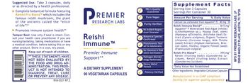 Premier Research Labs Reishi Immune - supplement