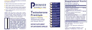 Premier Research Labs Testosterone Premium - supplement