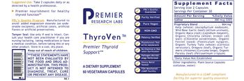 Premier Research Labs ThyroVen - supplement