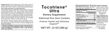 Premier Research Labs Tocotriene Ultra - supplement