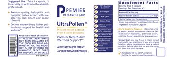 Premier Research Labs UltraPollen - supplement