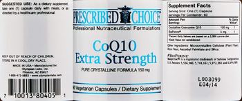 Prescribed Choice CoQ10 Extra Strength - supplement
