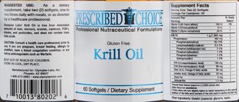 Prescribed Choice Krill Oil - supplement