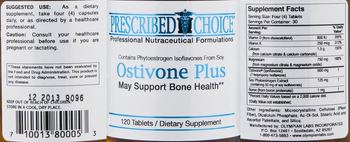 Prescribed Choice Ostiovone Plus - supplement