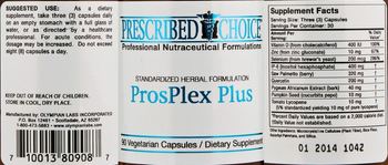 Prescribed Choice ProsPlex Plus - supplement