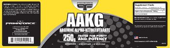 PrimaForce AAKG 250 g Unflavored - supplement