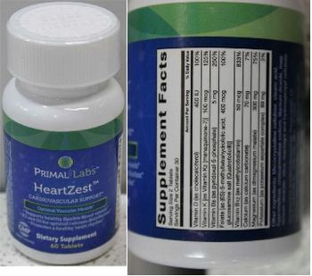 Primal Labs HeartZest - supplement