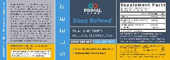 Primal Labs Sleep Refined - supplement
