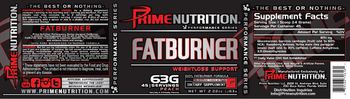 Prime Nutrition Perfomance Series Fatburner Weightloss Support Peach - supplement