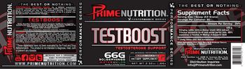 Prime Nutrition Perfomance Series Testboost Testosterone Support Watermelon - supplement