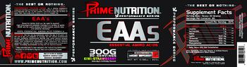 Prime Nutrition Performance Series EAAs Essential Amino Acids Kiwi-Stawberry - supplement