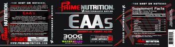 Prime Nutrition Performance Series EAAs Essential Amino Acids Watermelon - supplement
