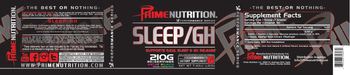 Prime Nutrition Performance Series Sleep/GH Fruit Punch - supplement