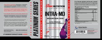 Prime Nutrition Platinum Series Intra-MD Mountain Dog Grape Titan - supplement