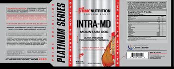 Prime Nutrition Platinum Series Intra-MD Mountain Dog Orange Carnage - supplement