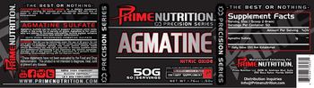Prime Nutrition Precision Series Agmatine Nitric Oxide - supplement