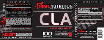 Prime Nutrition Precision Series CLA Weight Loss Support - supplement