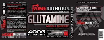 Prime Nutrition Precision Series Glutamine Muscle Support - supplement
