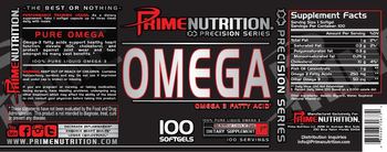 Prime Nutrition Precision Series Omega Omega 3 Fatty Acid - 