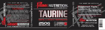 Prime Nutrition Precision Series Taurine - supplement