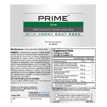 Prime Time (Performance Formula For Men)? With Horny Goat Weed - supplement